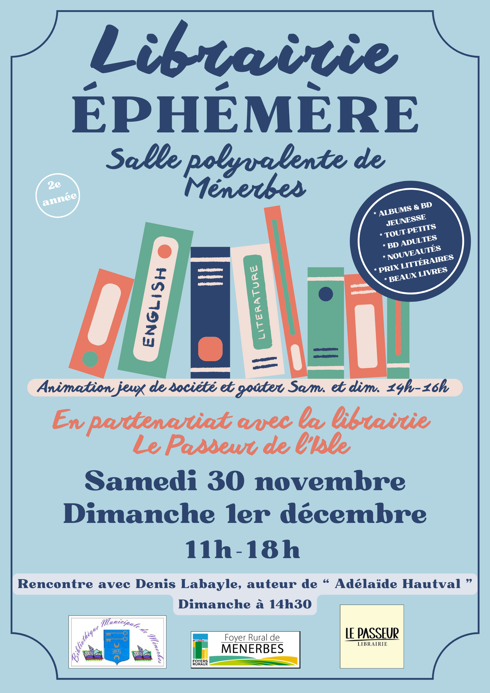 LIBRAIRIE ÉPHÉMÈRE À MÉNERBES